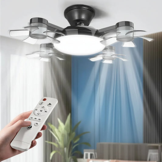 Whimsical Socket Ceiling Fan Glow