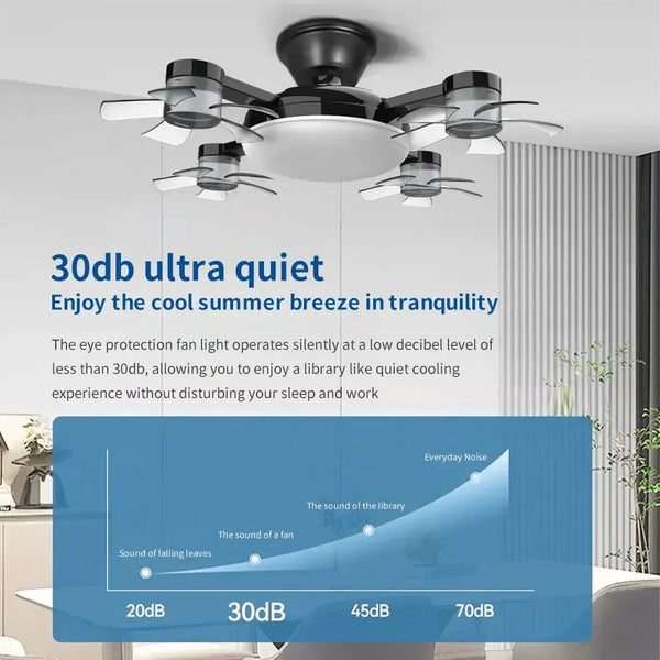 Whimsical Socket Ceiling Fan Glow