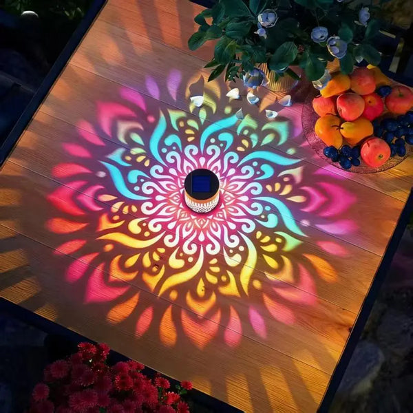 Radiant Solar Mandala Lights
