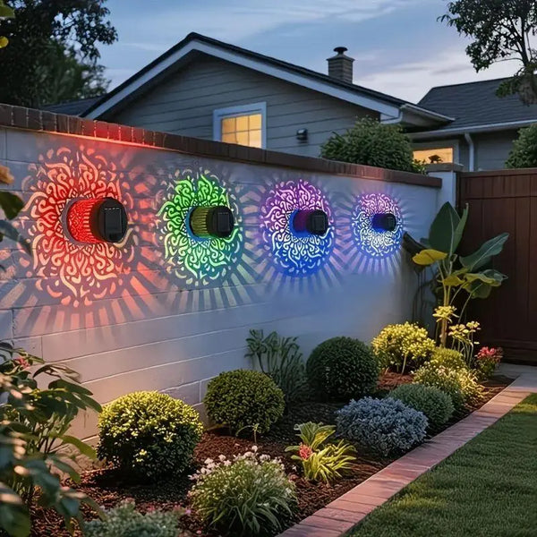Radiant Solar Mandala Lights
